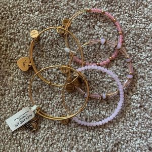 Alex and Ani “Alive with love” 5pc Set